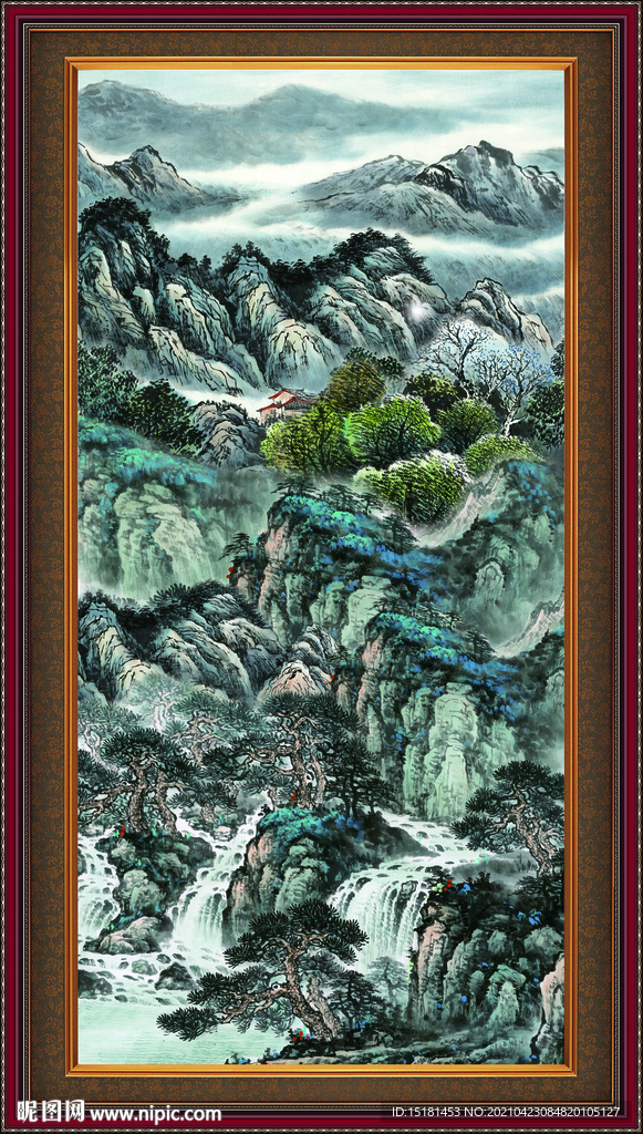 国画山水 