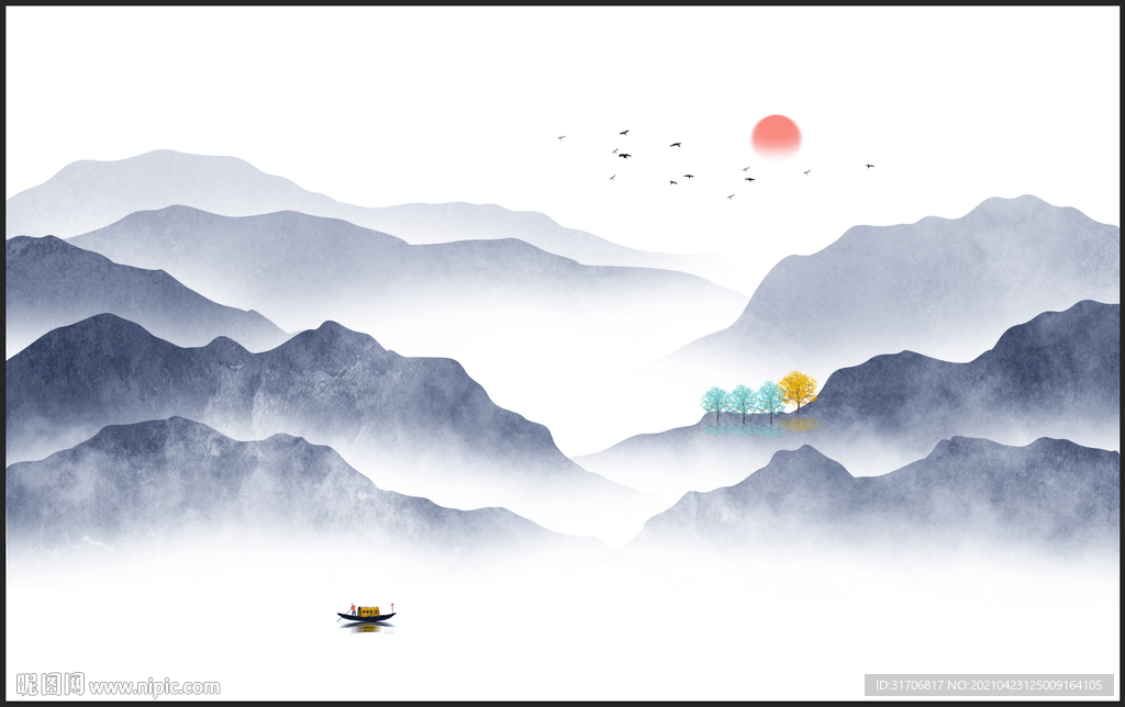 山水画