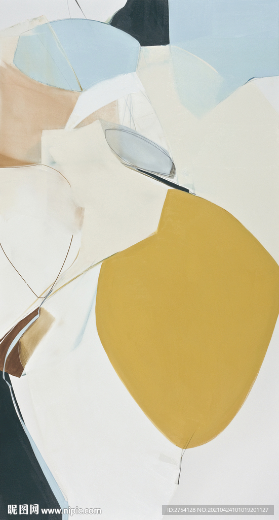 意境抽象图 油画