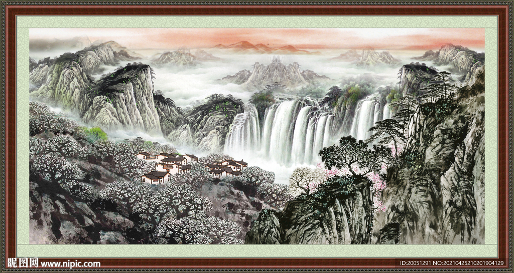 中国画山水