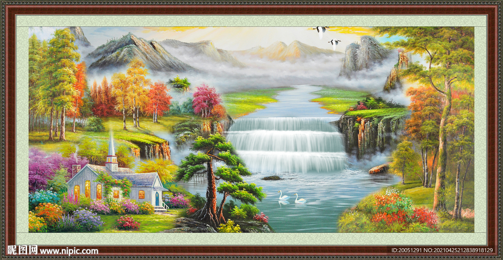 风景油画 