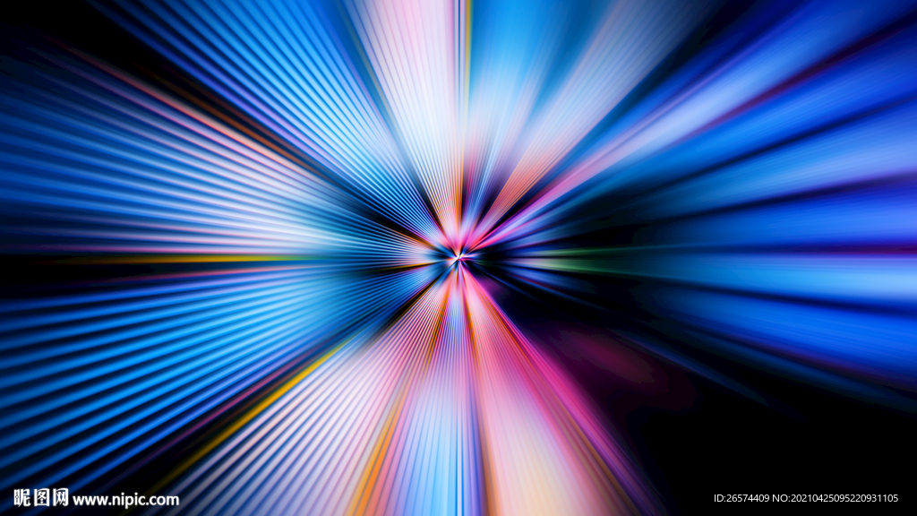 彩色炫光背景