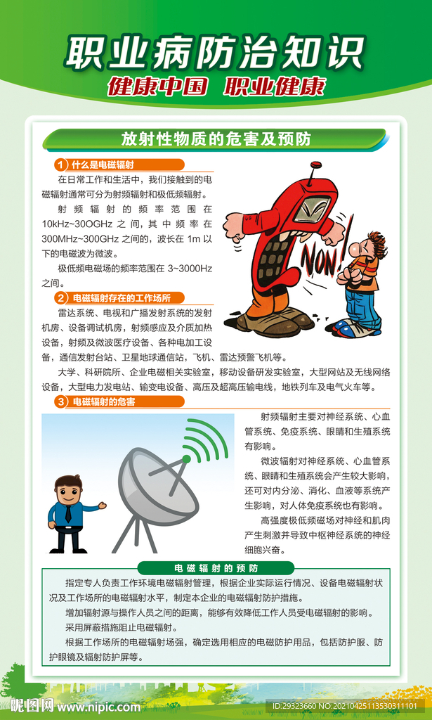职业病防治展板
