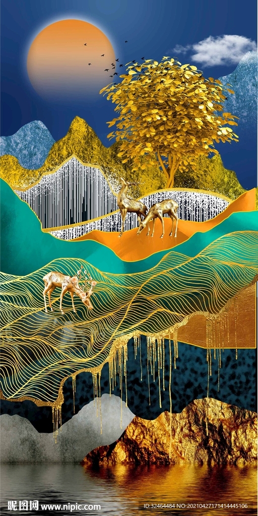 金山麋鹿发财树