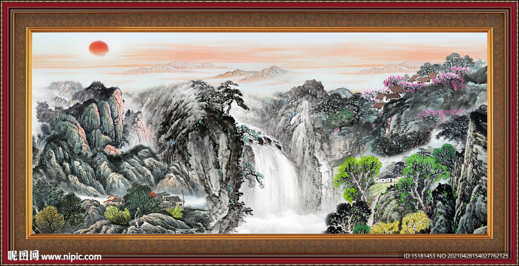 山水装饰画 