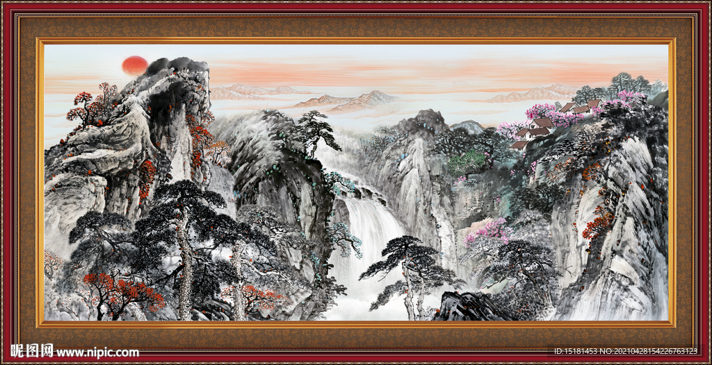 山水装饰画 