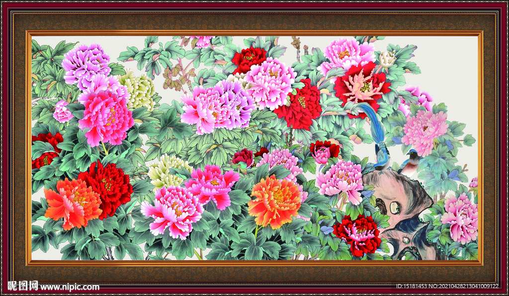 牡丹花开富贵