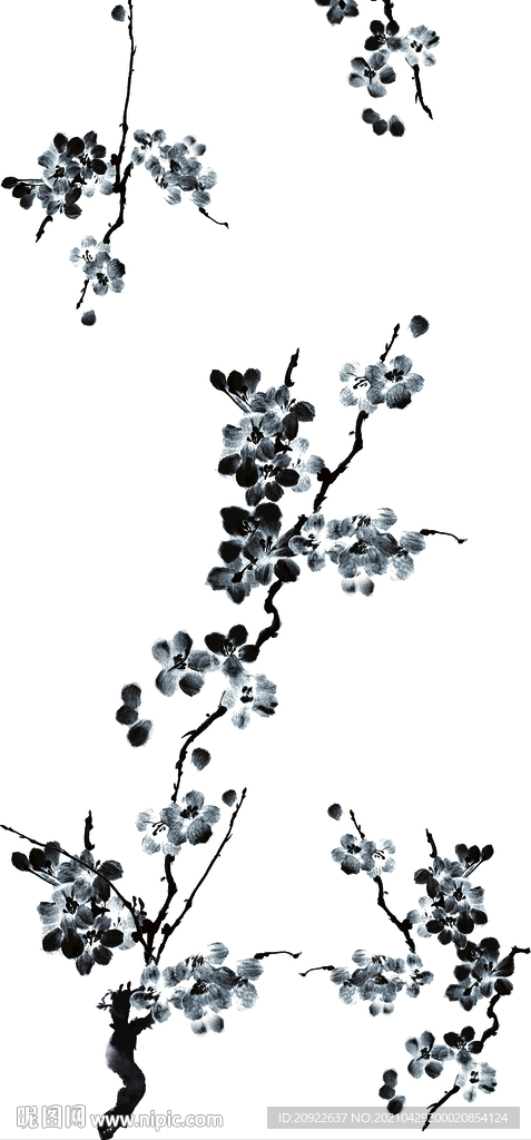 水墨梅花