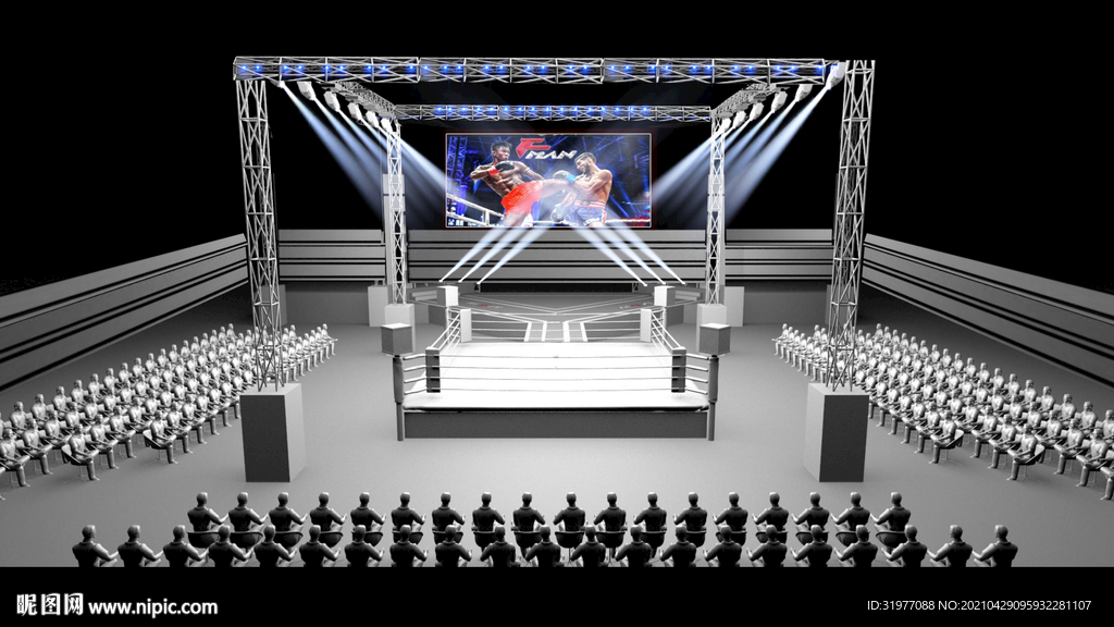 格斗舞台效果图