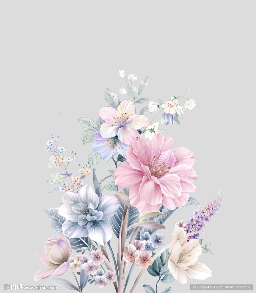 手绘花