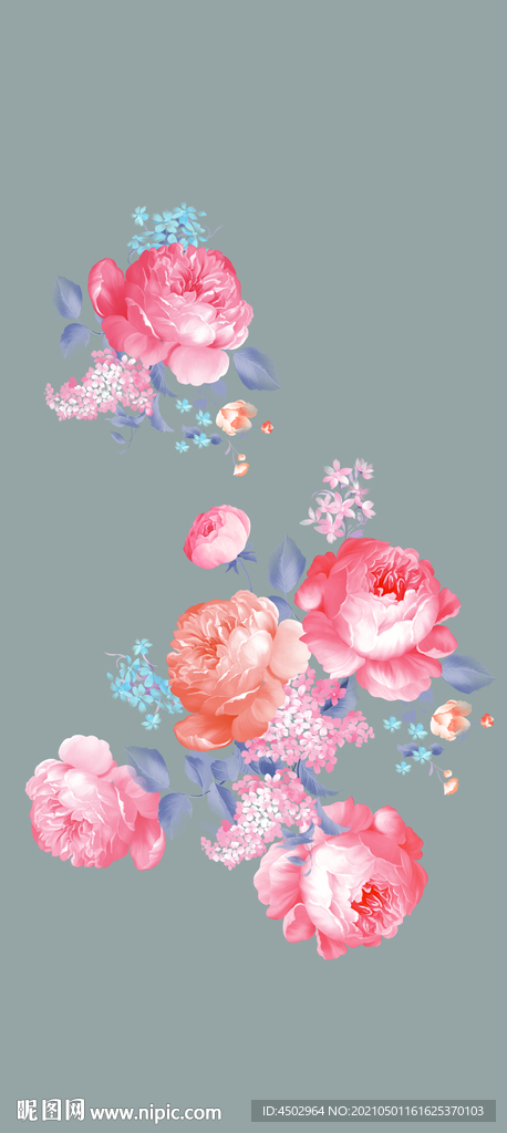 手绘花