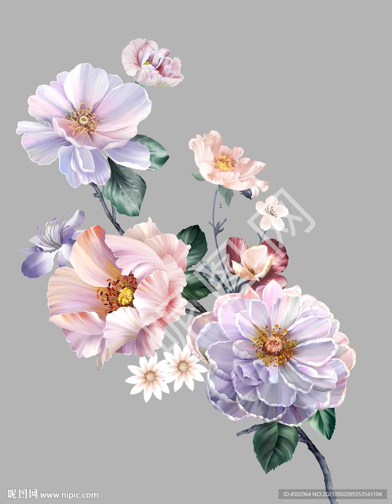 手绘数码印花