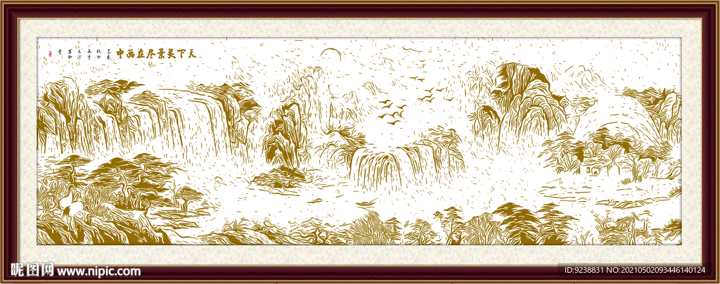 线描国画