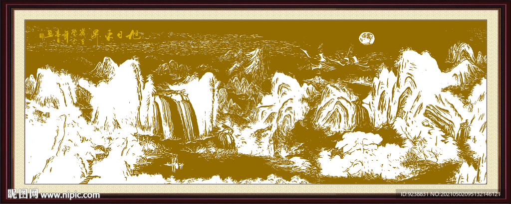 国画山水画