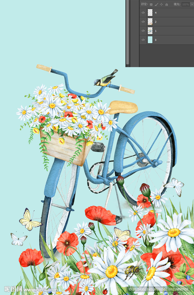 菊花浪漫自行车