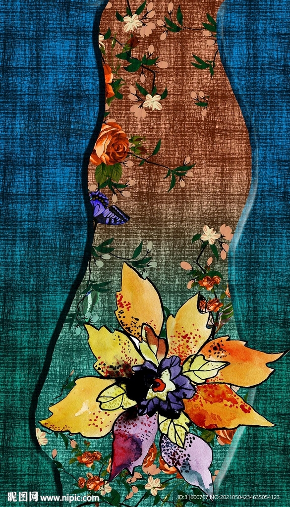 大花定位花