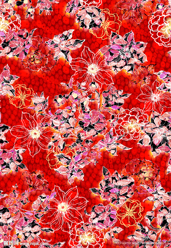 个性乱花