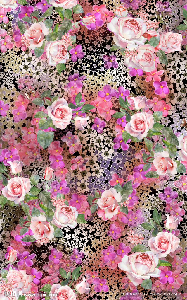 暗花纹小碎花