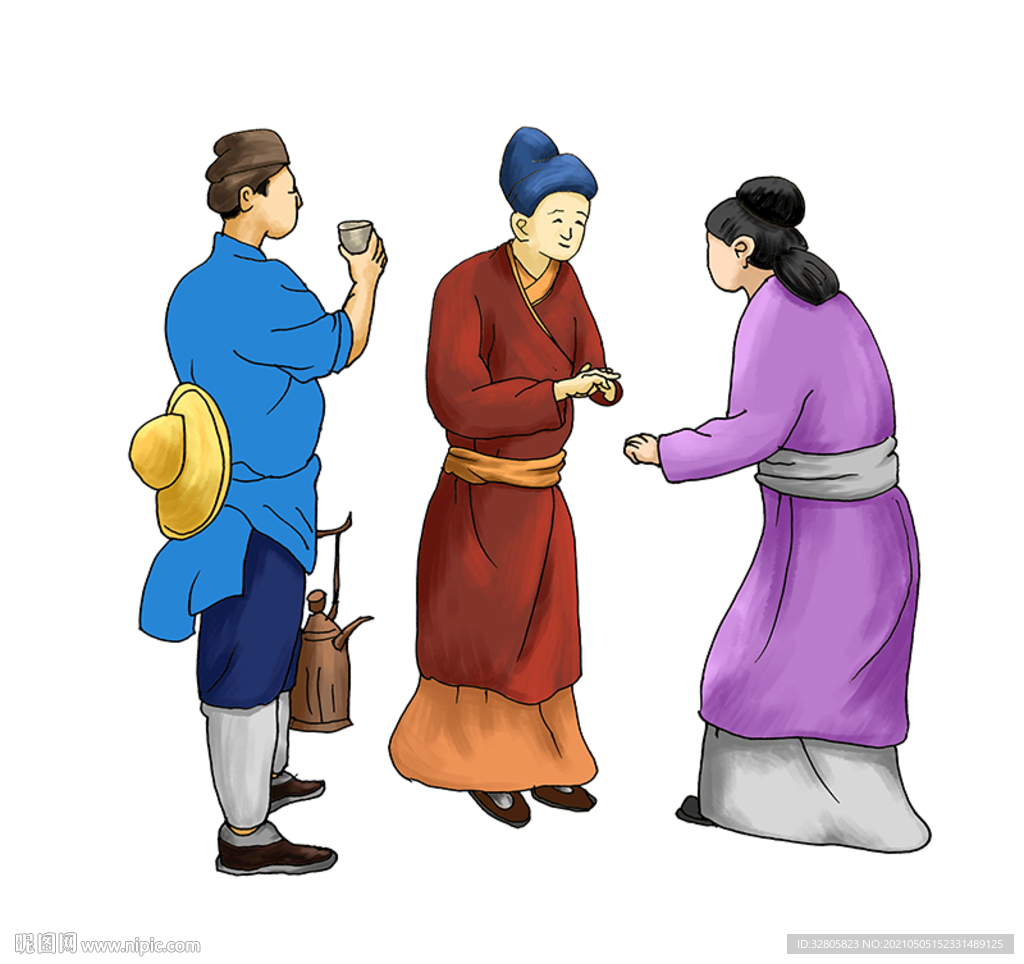 古代男女聊闲话素材