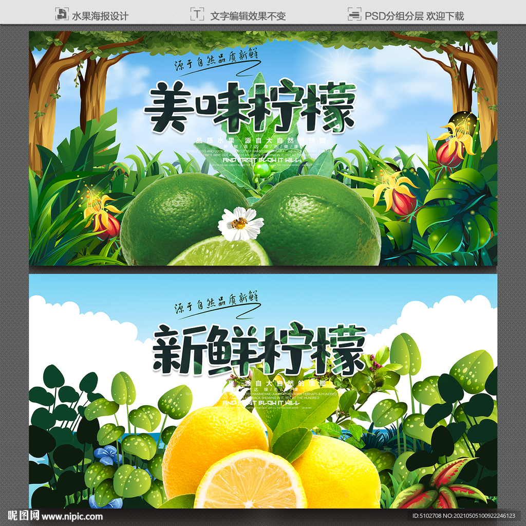 柠檬海报