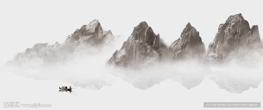 山水画 新中式 晶瓷画