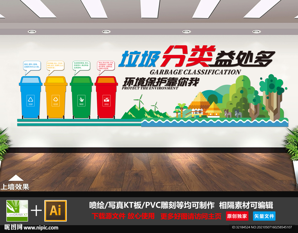 垃圾分类文化墙