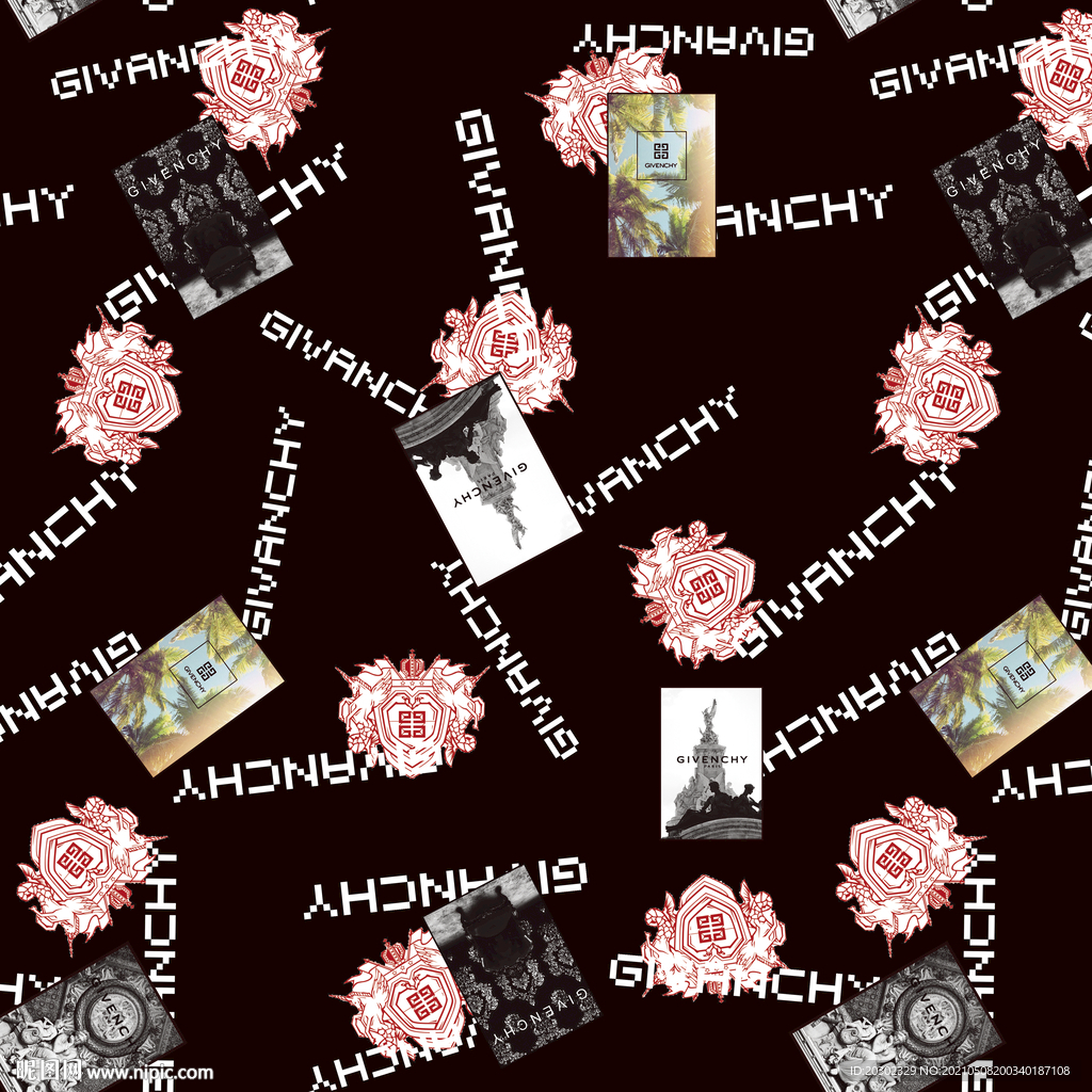 字母风景 玫瑰花朵