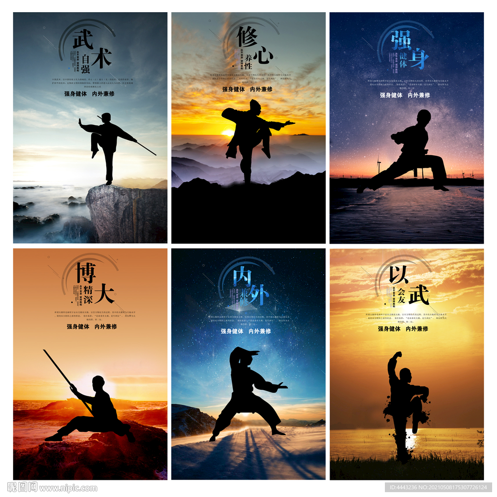 武术展板