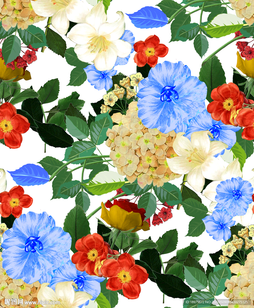 欧美服装印花