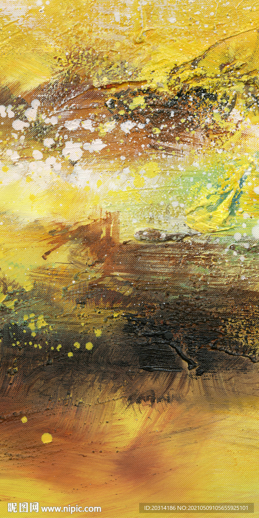 原创抽象手绘油画