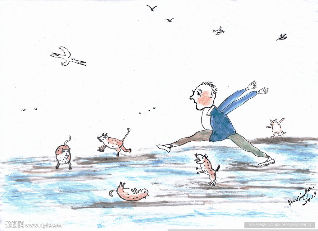 欧美幽默漫画装饰画