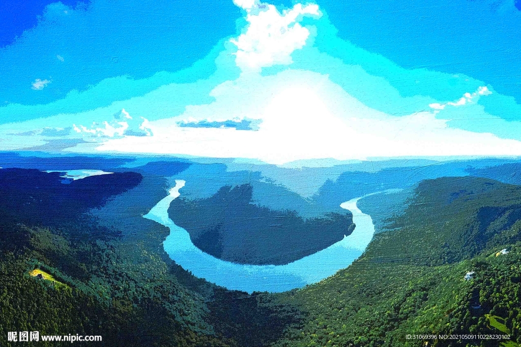 6090厘米装饰油画素材可印刷