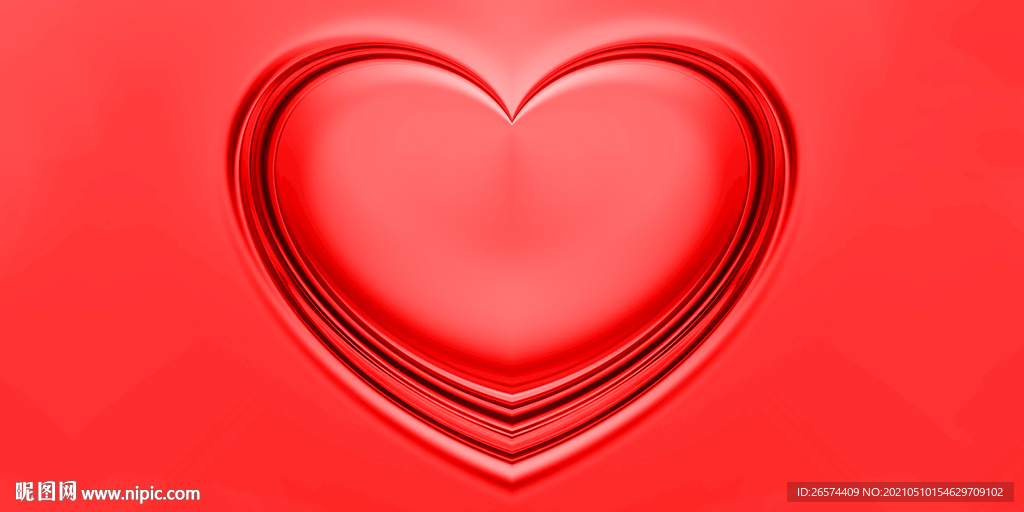 红色心形背景