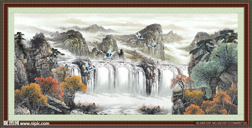 国画山水 