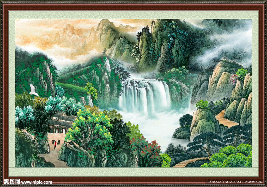 国画山水 