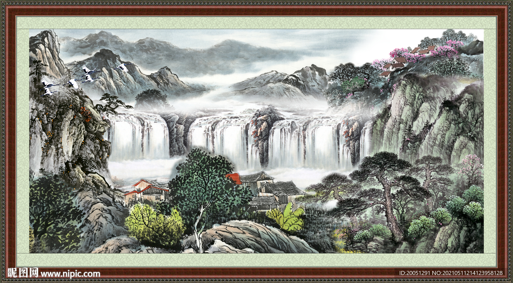 巨幅风水画