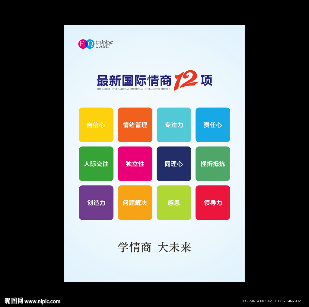 情商培养海报