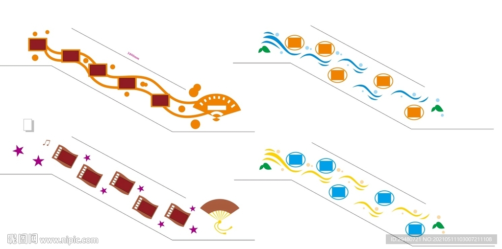 校园楼梯文化墙