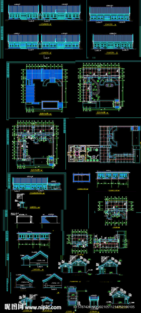 四合院建筑CAD图