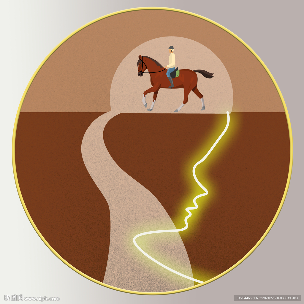 现代简约抽象光影装饰画