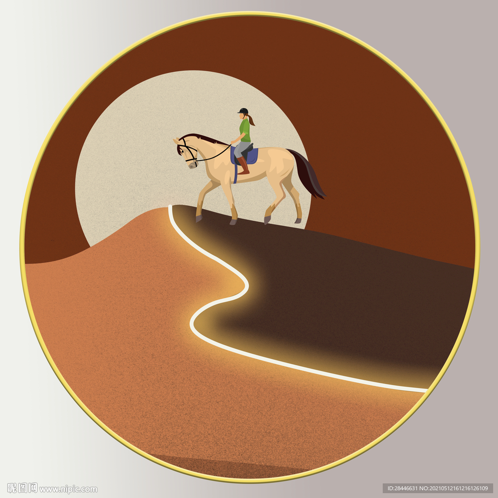 现代简约抽象光影装饰画