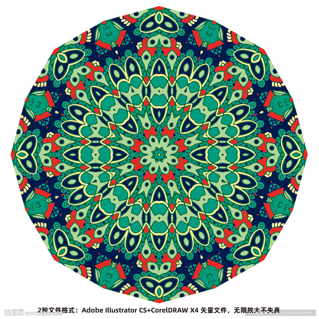 复古曼陀罗