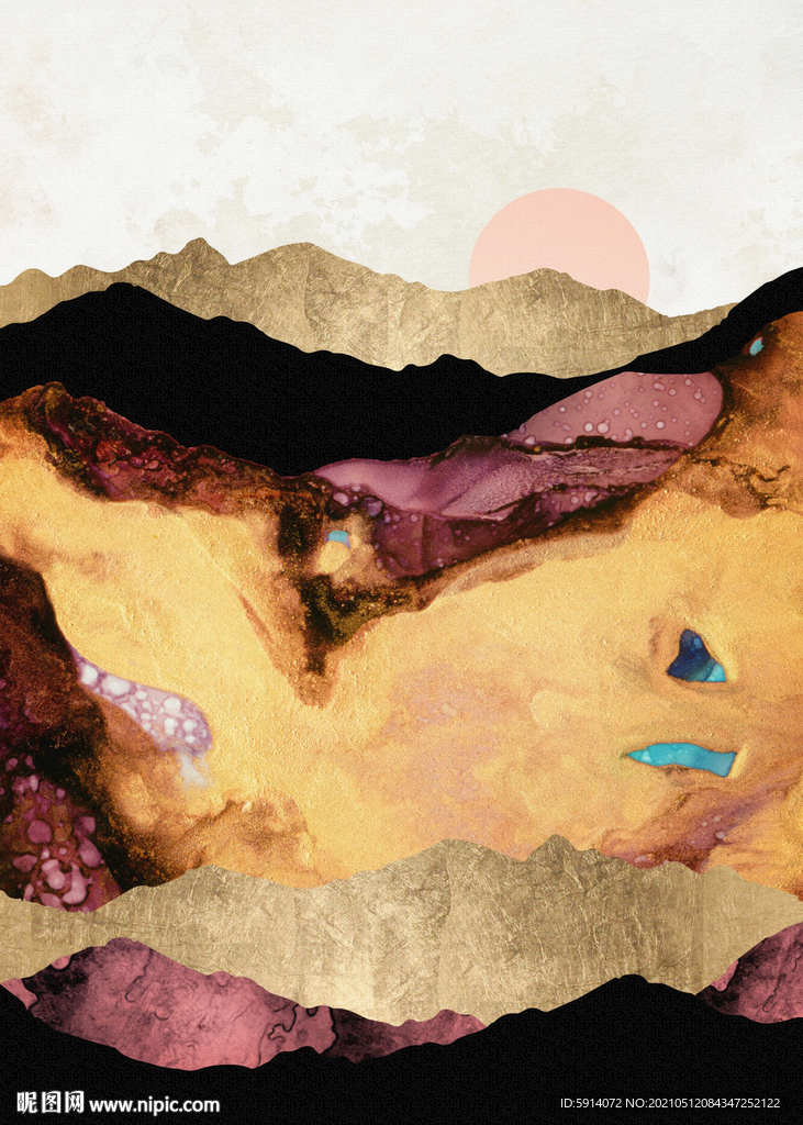 装饰画 晶瓷画 新中式