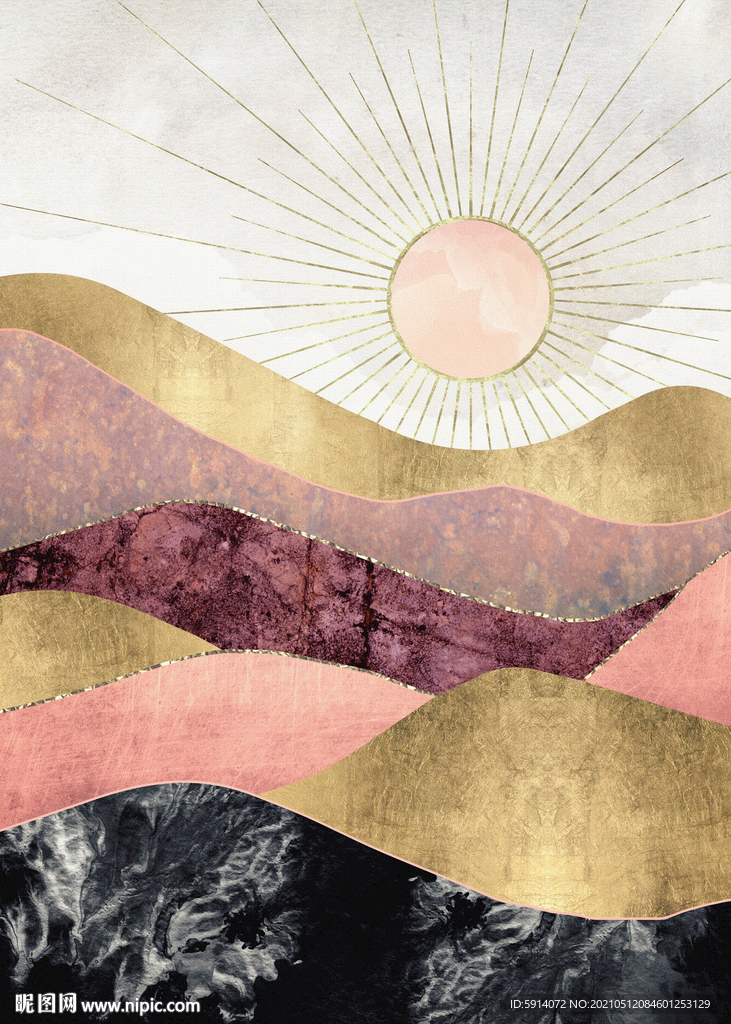 装饰画 晶瓷画 新中式