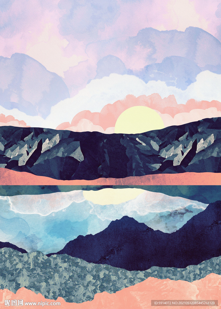 装饰画 晶瓷画 新中式