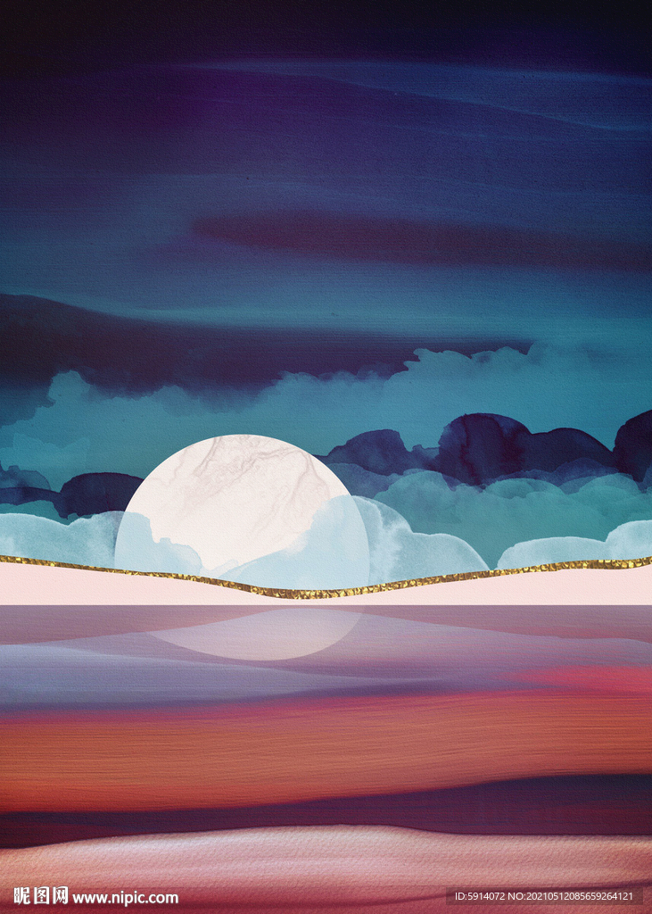 装饰画 晶瓷画 新中式