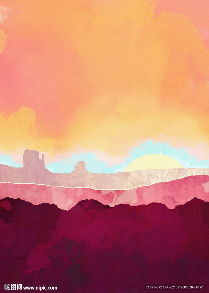 装饰画 晶瓷画 新中式