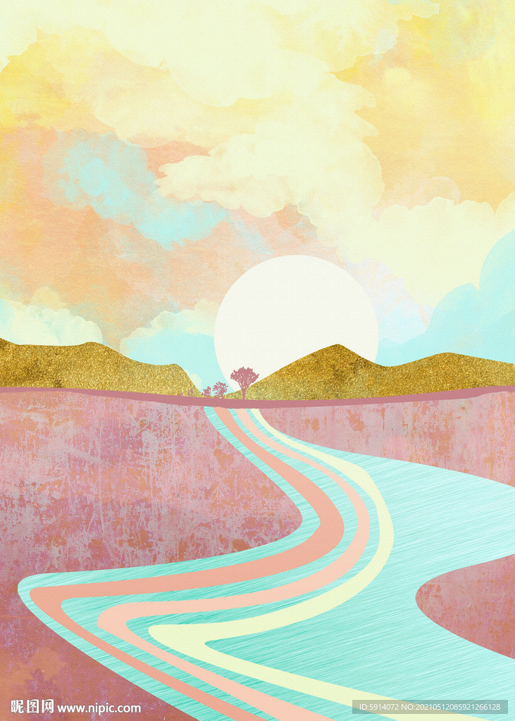 装饰画 晶瓷画 新中式