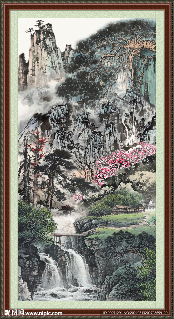 国画山水 