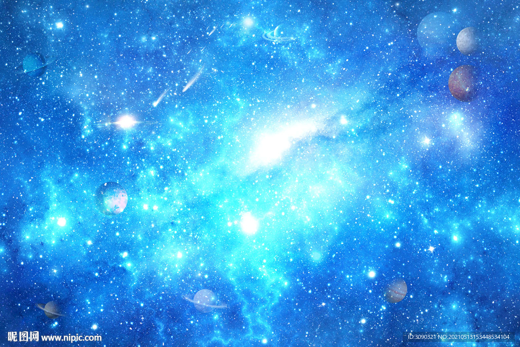 太空宇宙银河系背景
